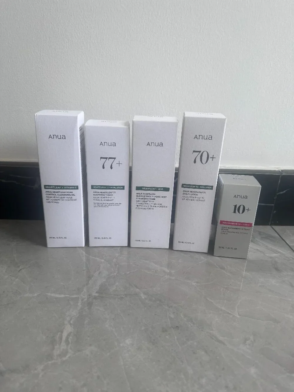 Anua Ultimate Skincare Set：Cleansing oil+Foam Cleanser+Toner +Serum+Moisturizer